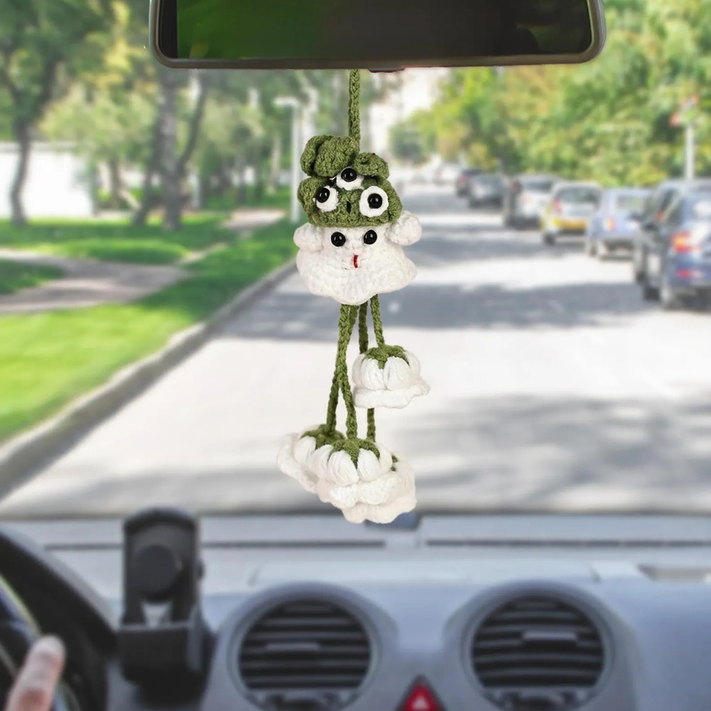 Halloween Car Crochet Hook Ornament