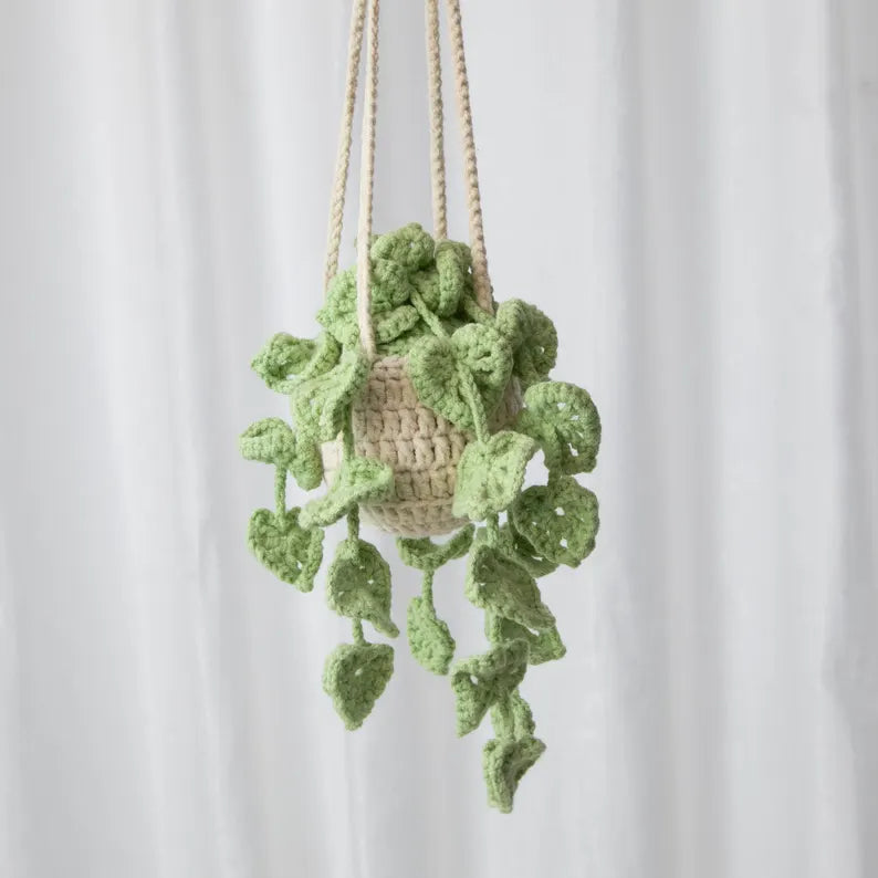 rochet Monstera Leaves Hanging Car Charm