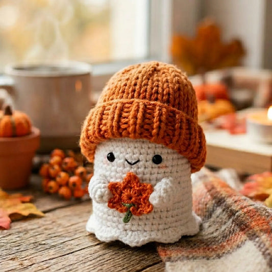Cute Ghost Crochet Plush
