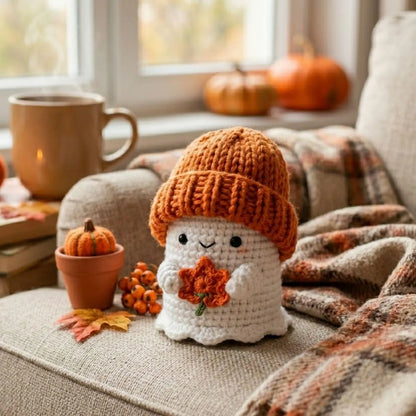 Cute Ghost Crochet Plush