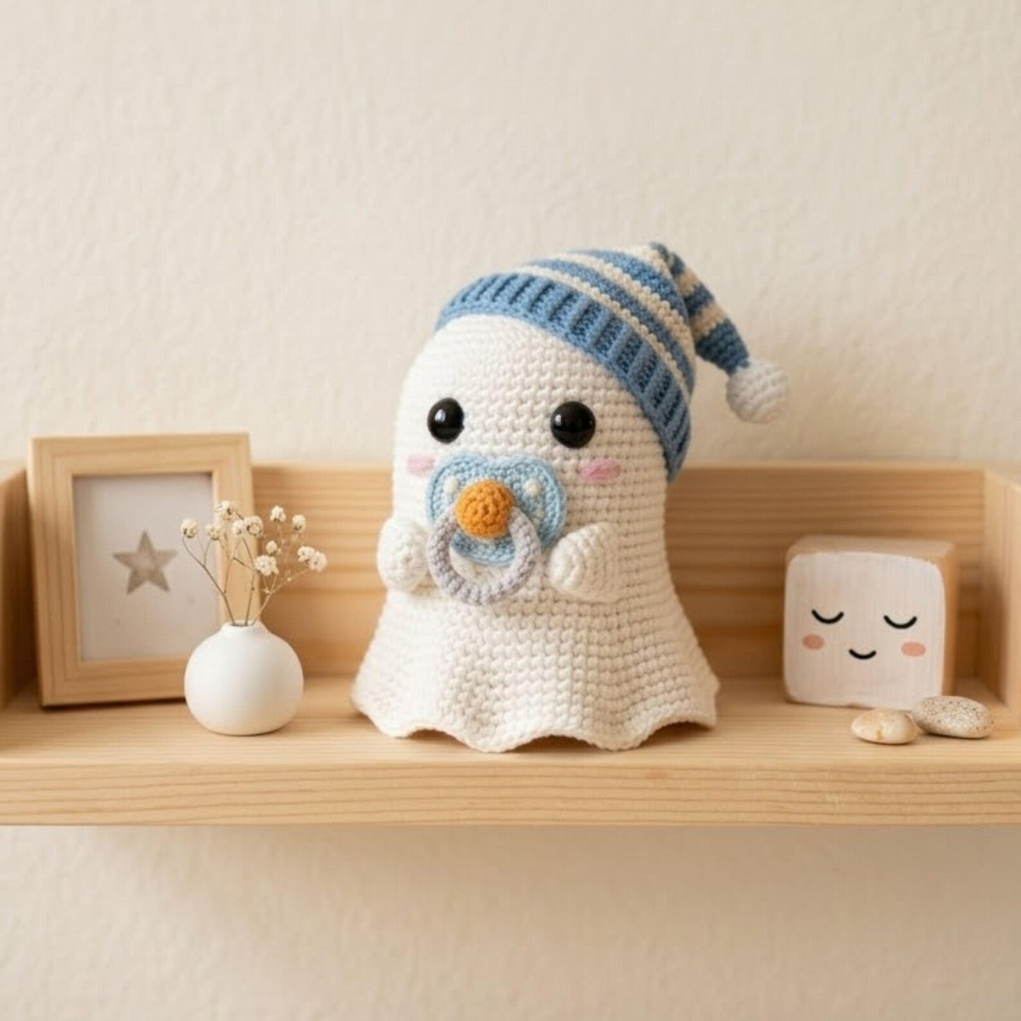 Cute Baby Ghost Crochet Plush