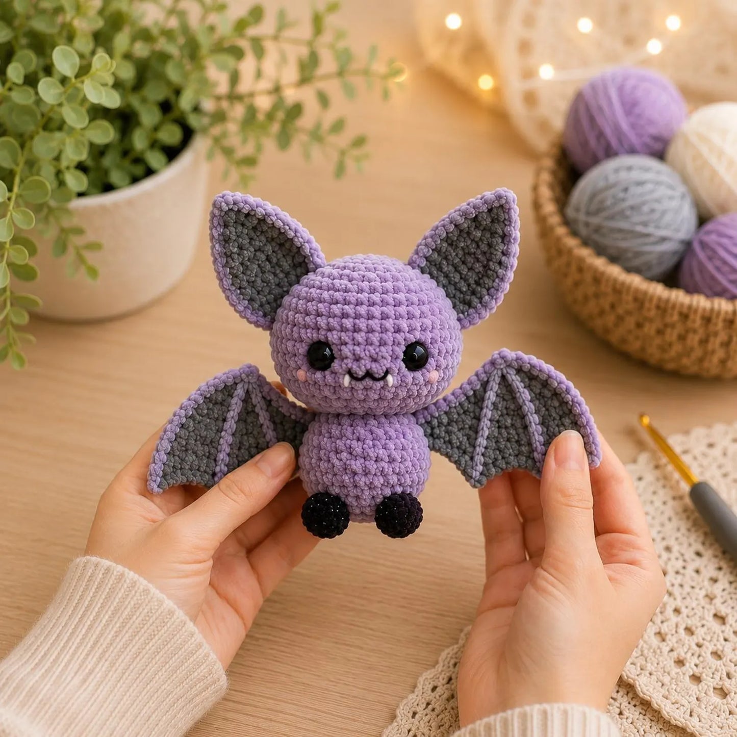 Crochet Bat Plush Toy