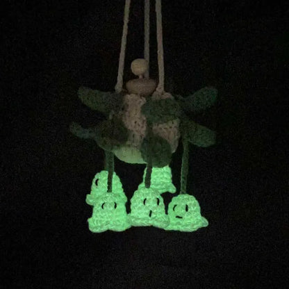 Crochet Glowing Ghost Car Diffuser