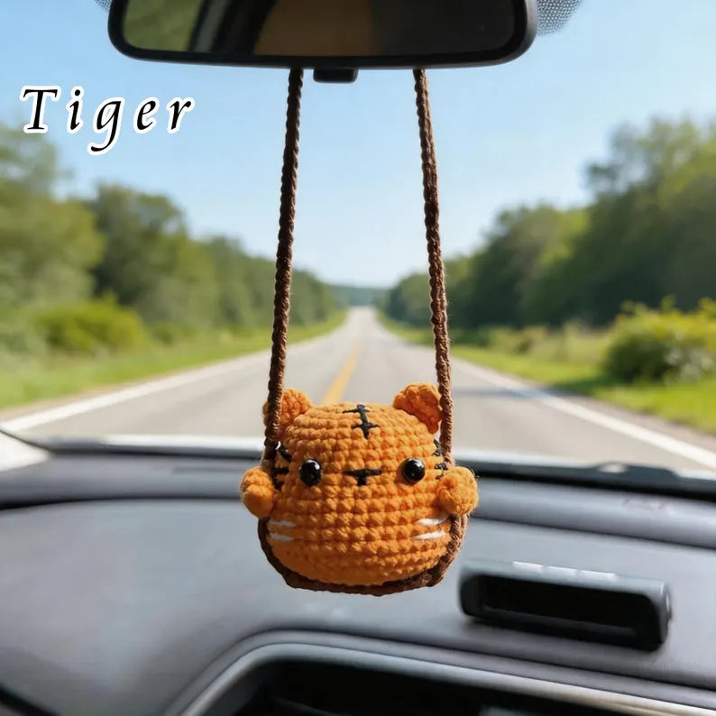 Crochet Tiger Car Hanger