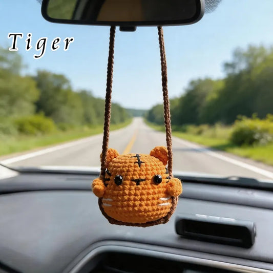 Crochet Tiger Car Hanger