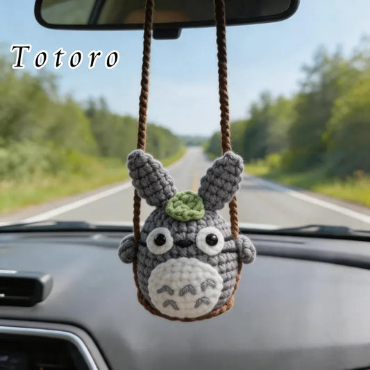 Crochet Totoro Car Hanger