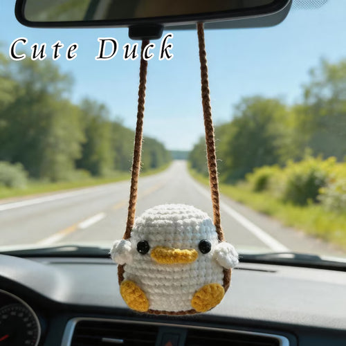 Crochet Cute Duck Car Hanger